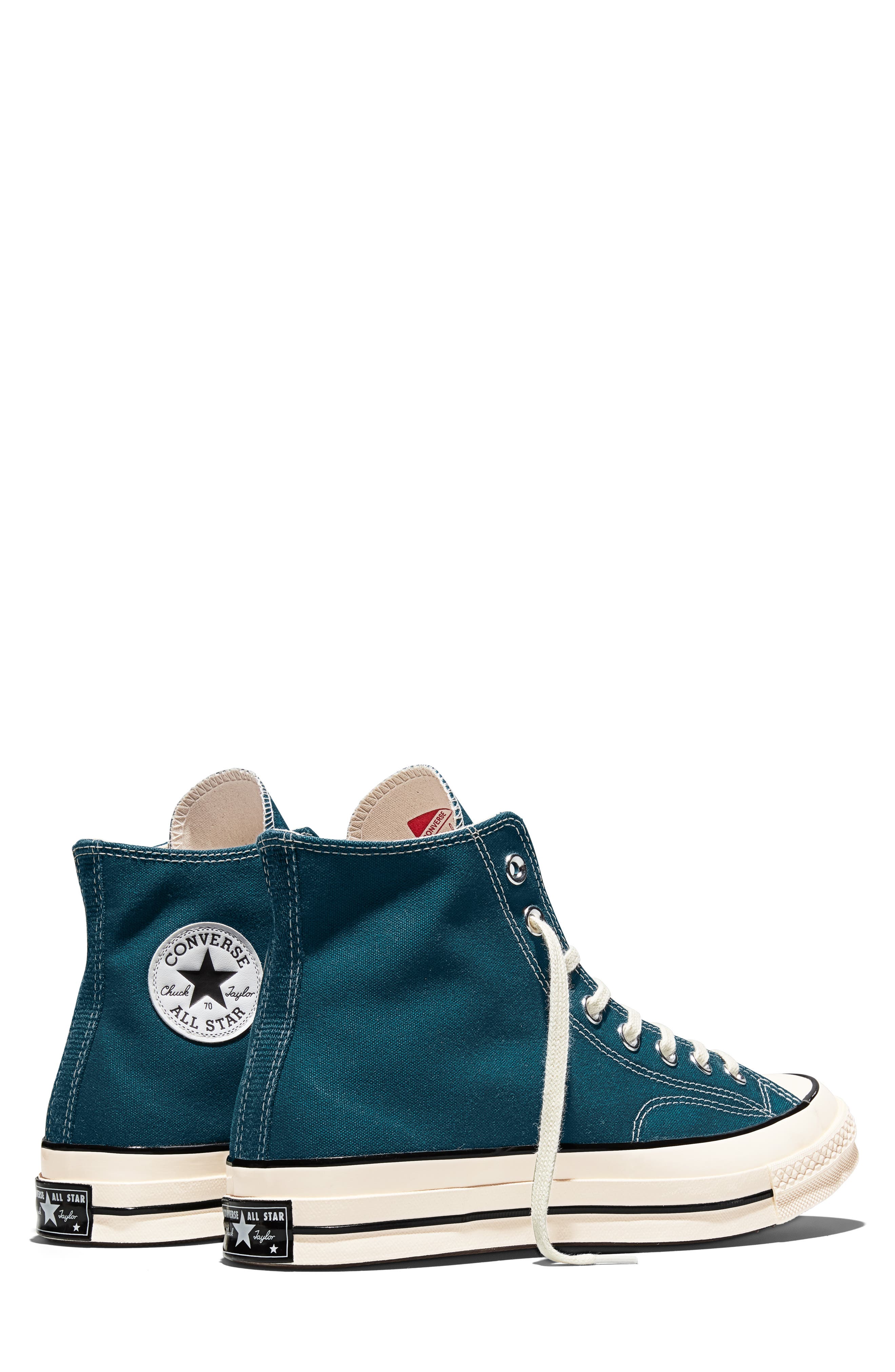 Chuck Taylor® 70 High Top Sneaker, Alternate, color, MURKY WATERS/ EGRET/ BLACK