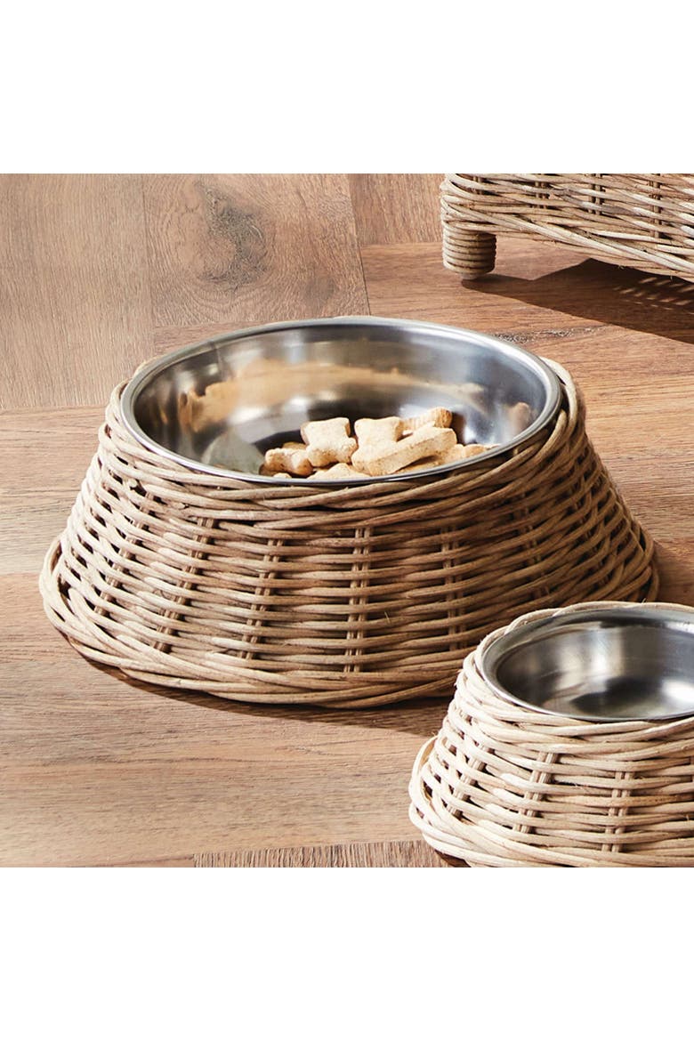 Normandy Pet Bowl Large, Alternate, color, Brown
