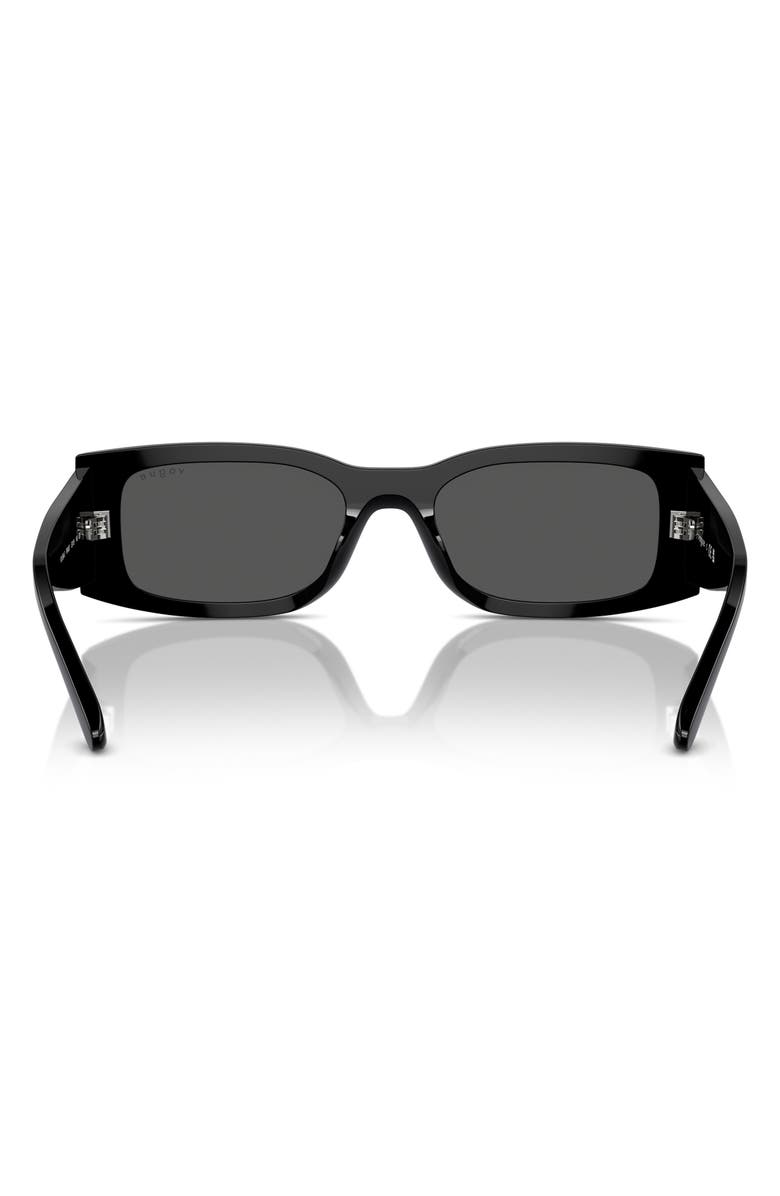 VOGUE 53mm Rectangular Sunglasses, Alternate, color, 