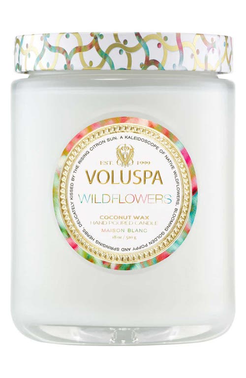 Voluspa Wildflowers Scented Large Jar Candle In Wildflowers