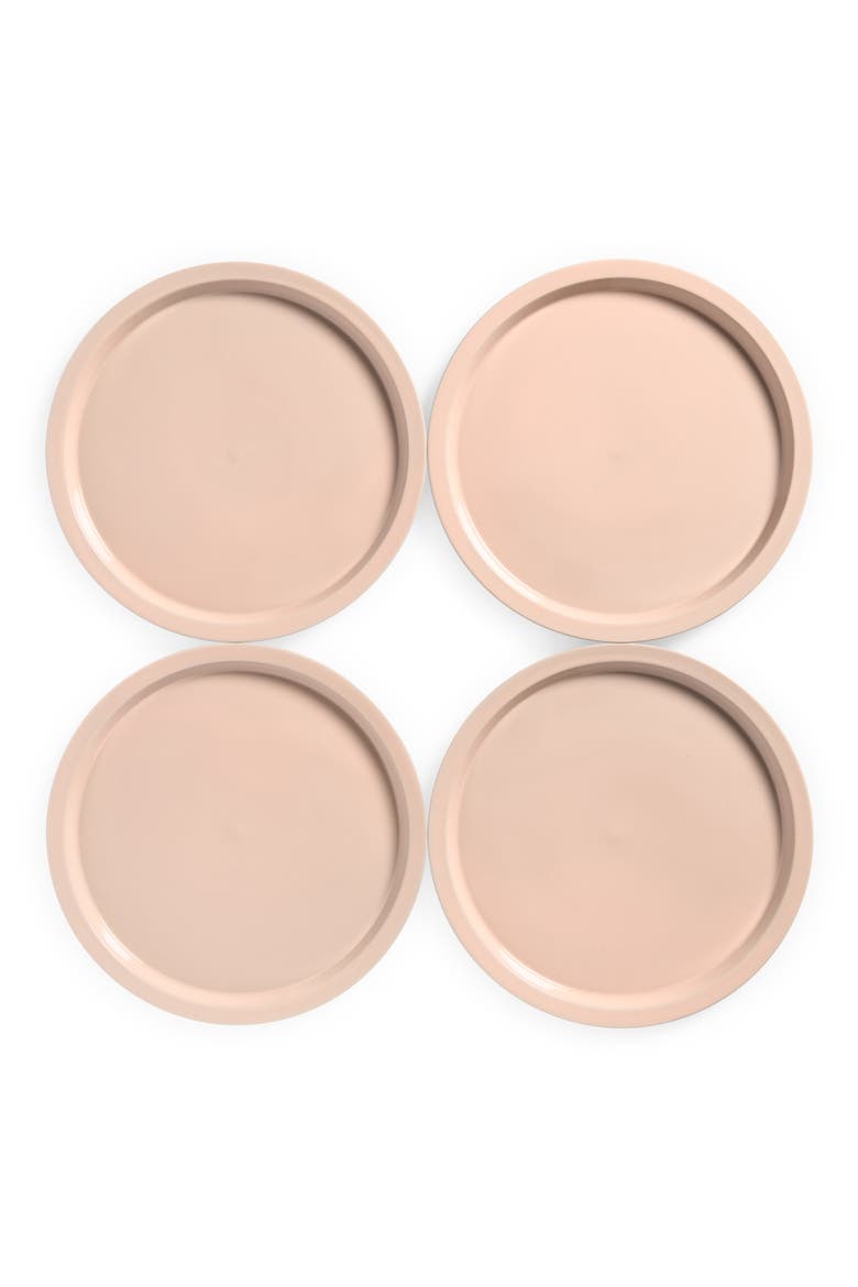 Neu Dinner Plate Set of 2, Main, color, GLOSS SOFT PINK