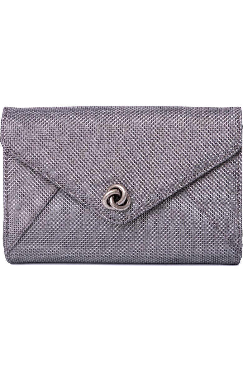 Michelle Wilhite The Mini Frieda Clutch, Main, color, Gunmetal