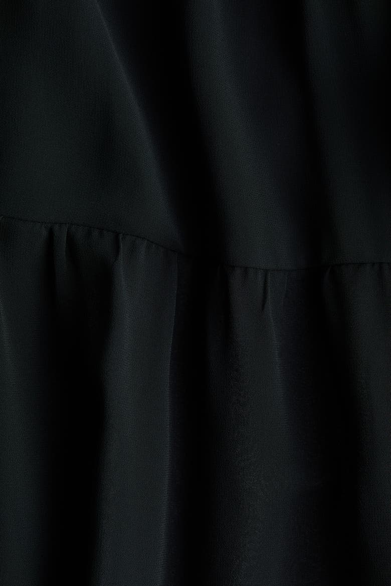 Tiered Maxi Skirt, Alternate, color, Black