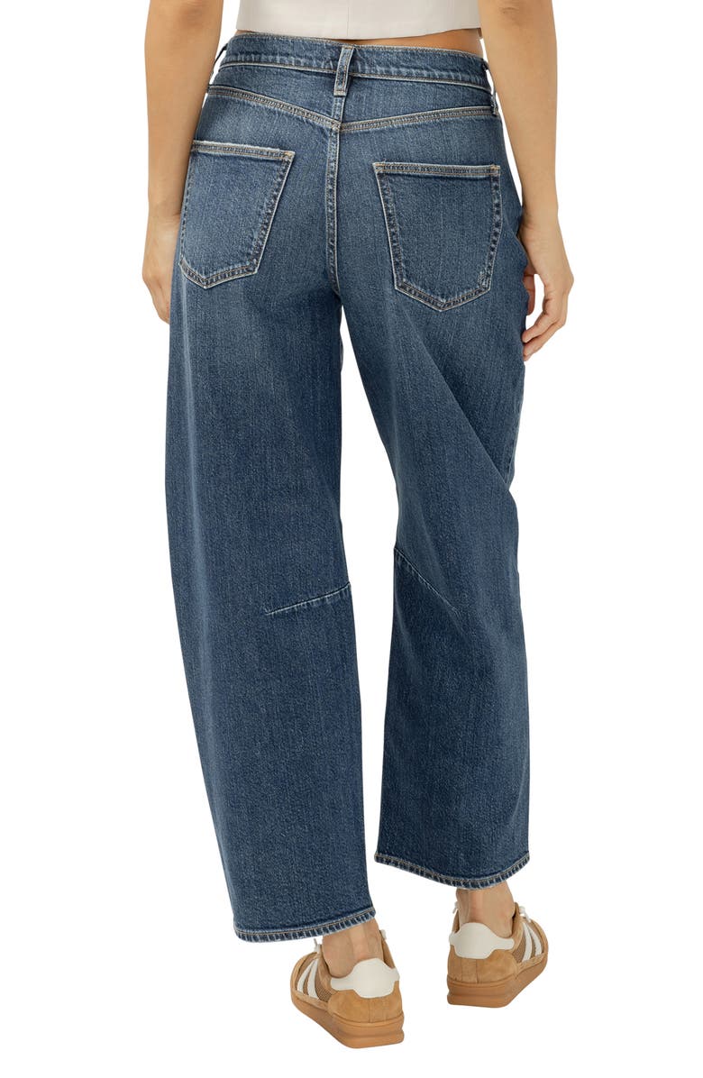 Silver Jeans Co. High Waist Barrel Leg Jeans, Alternate, color, Islington