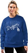 STARTER Women's Starter Royal Los Angeles Dodgers Lace Classic Sweatshirt