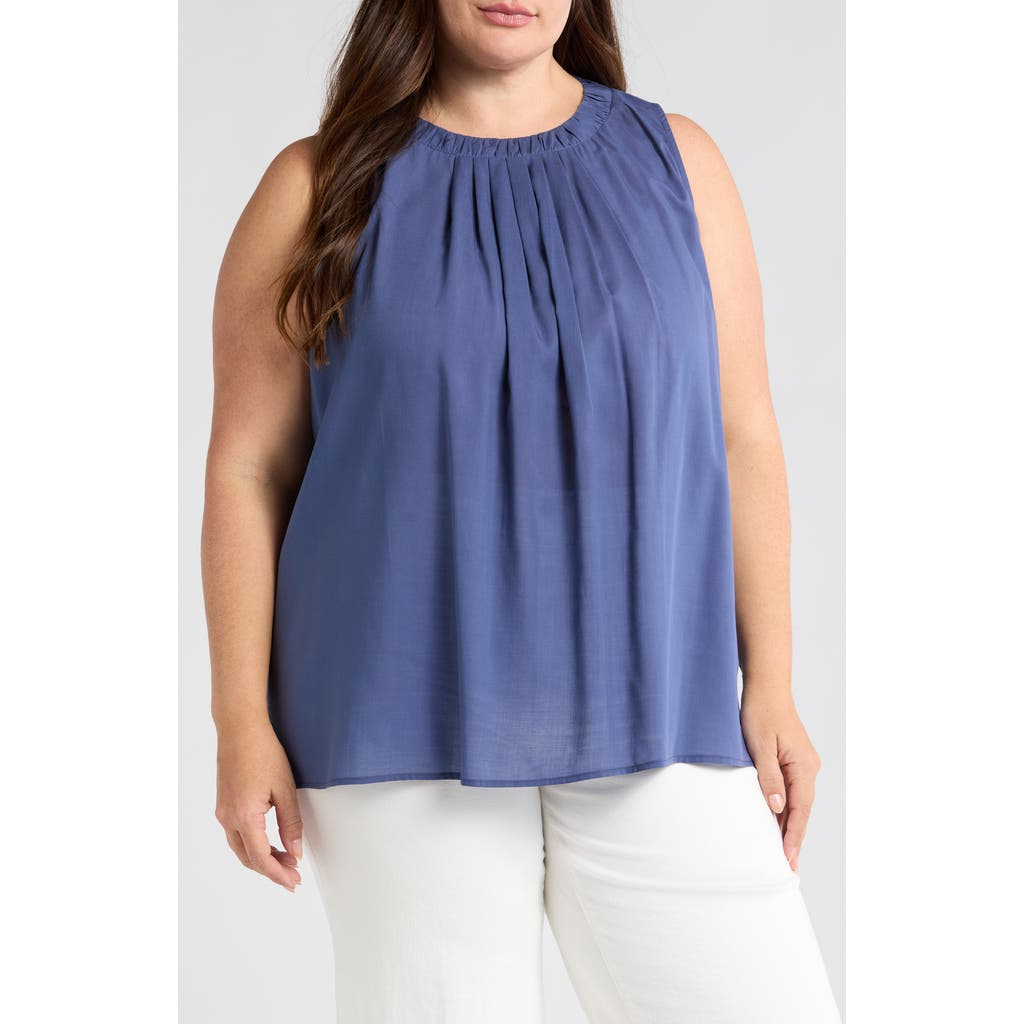 HARSHMAN Ciri Sleeveless Tencel® Top in Rhythm Blue  product