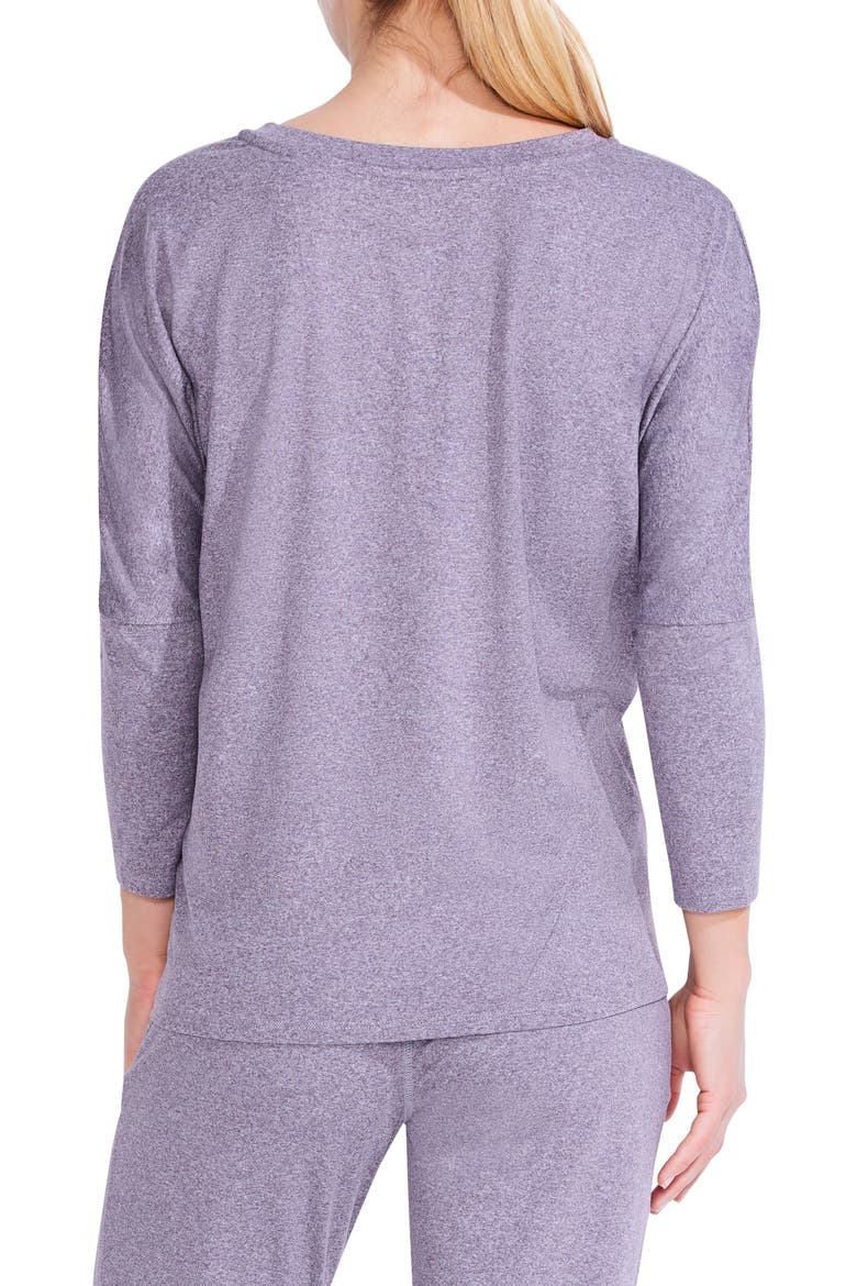 Brushed Flow Dolman Sleeve Top, Alternate, color, PLUM