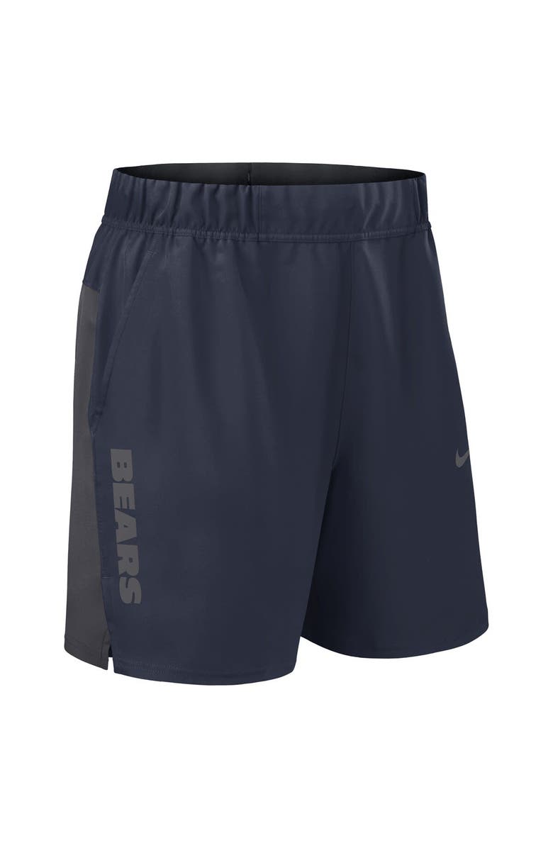 Nike Men's Nike Navy Chicago Bears Woven Victory Performance Shorts, Alternate, color, Navy