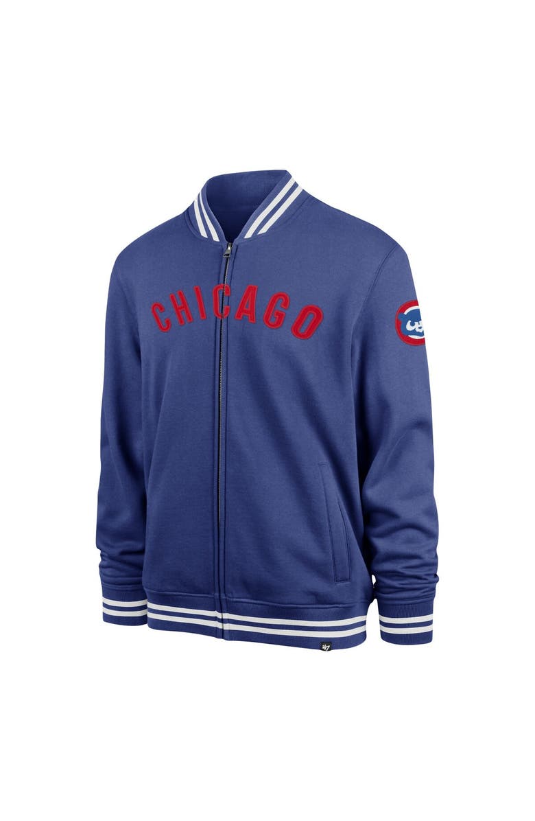 '47 Men's '47 Royal Chicago Cubs Wax Pack Pro Camden Full-Zip Track Jacket, Alternate, color, Royal