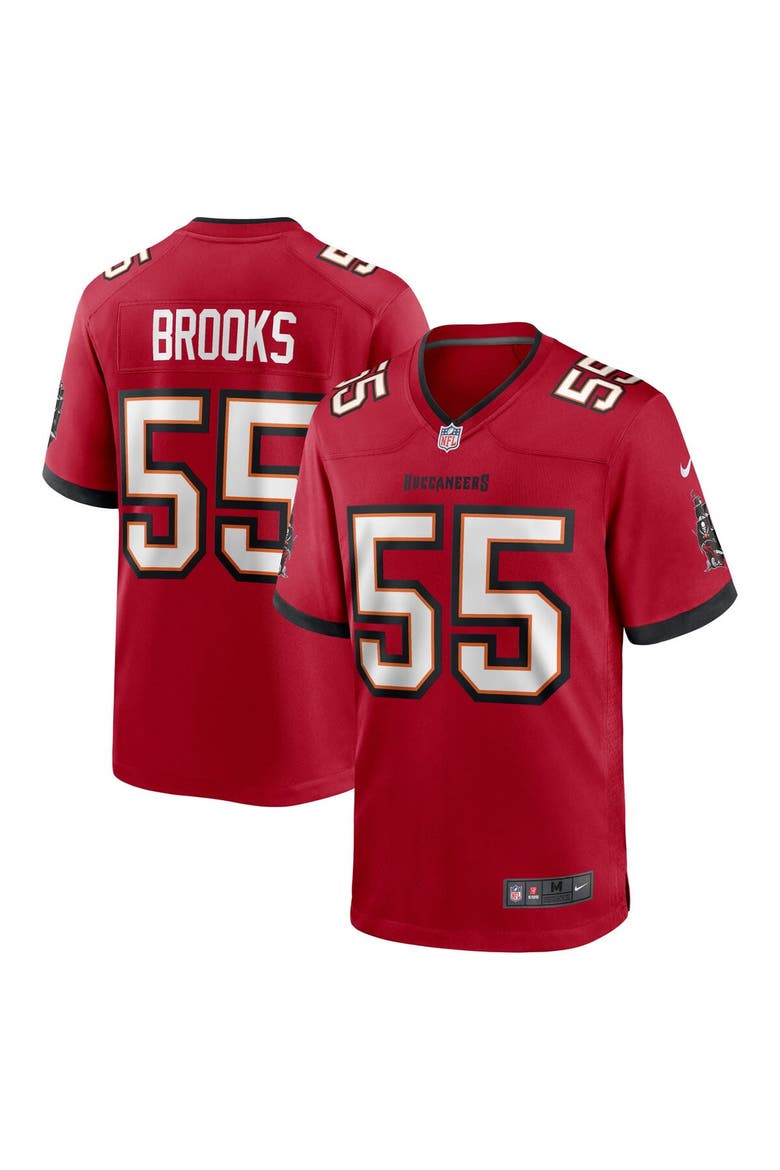 Men's Nike Derrick Brooks Red Tampa Bay Buccaneers Retired Player Game Jersey, Main, color, Red