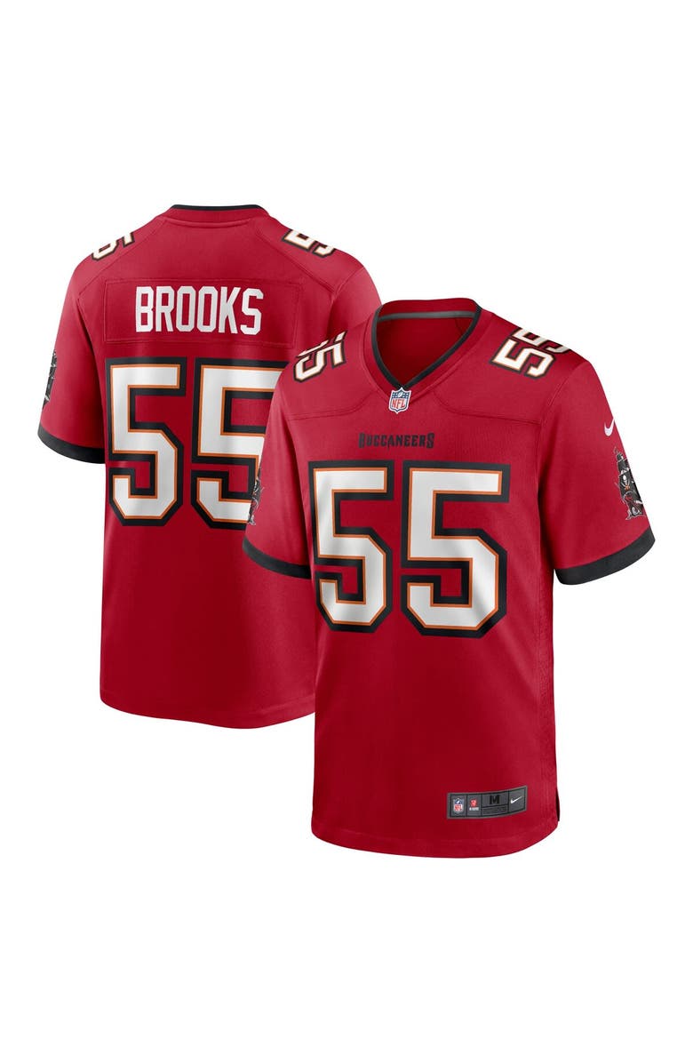 Nike Men's Nike Derrick Brooks Red Tampa Bay Buccaneers Retired Player Game Jersey, Main, color, Red