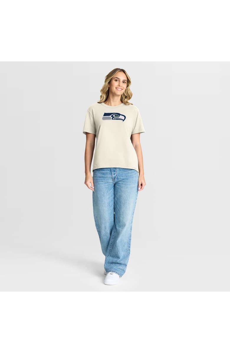 FANATICS Women's Fanatics Cream Seattle Seahawks Dove Legacy T-Shirt, Alternate, color, Cream
