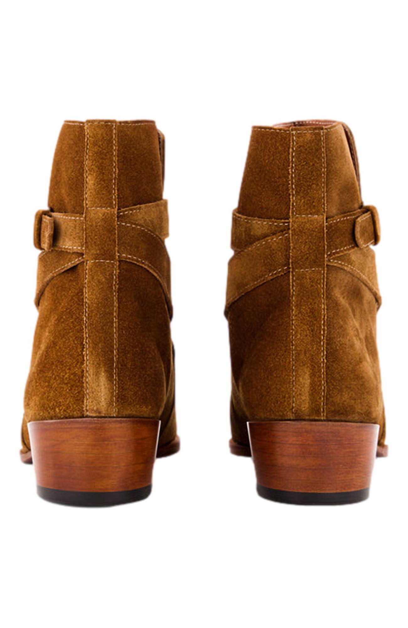 Anthony Veer Wexford Jodhpur Boot, Alternate, color, Havana Tabacco Suede