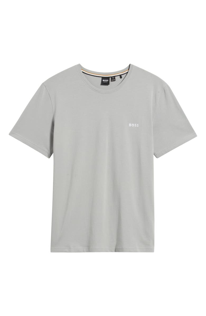 BOSS Cotton Lounge T-Shirt, Alternate, color, Light/ Pastel Grey