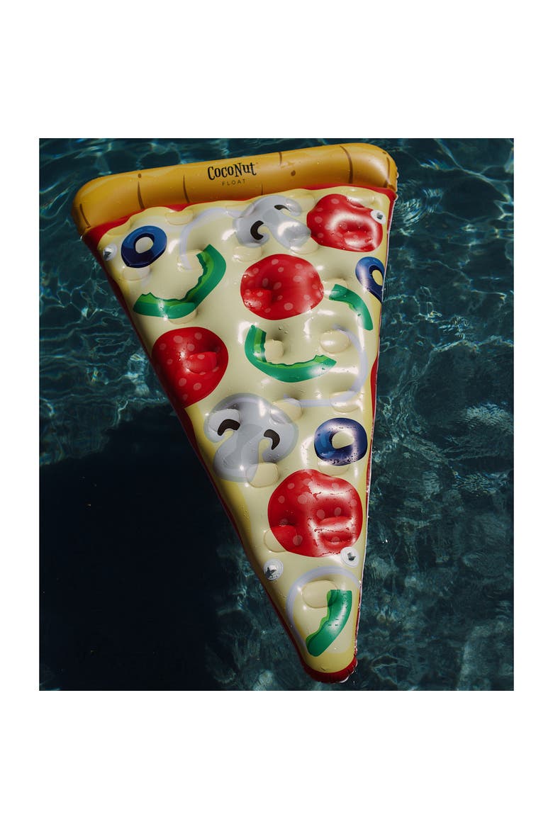Pizza Slice Pool Float 74 Inch x 44 Inch, Alternate, color, Multicolored