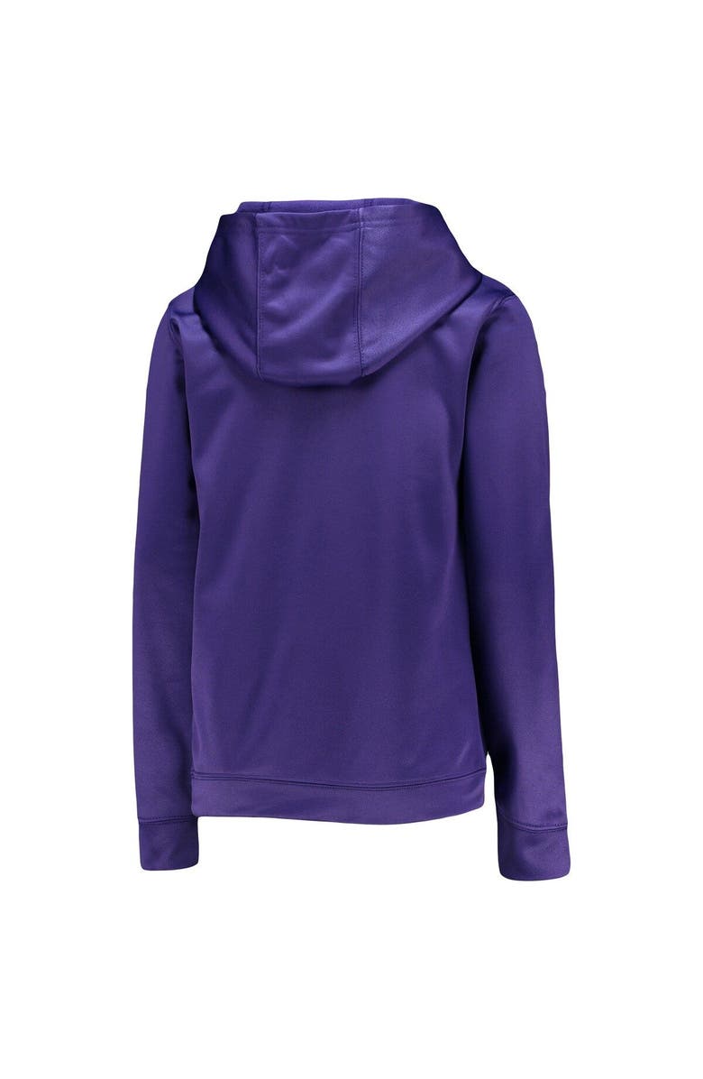 Outerstuff Youth Purple LSU Tigers Fast Pullover Hoodie, Alternate, color, 
