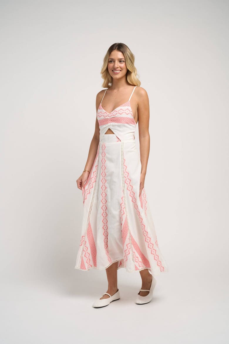 Filomena Dress, Alternate, color, Cotton Pink