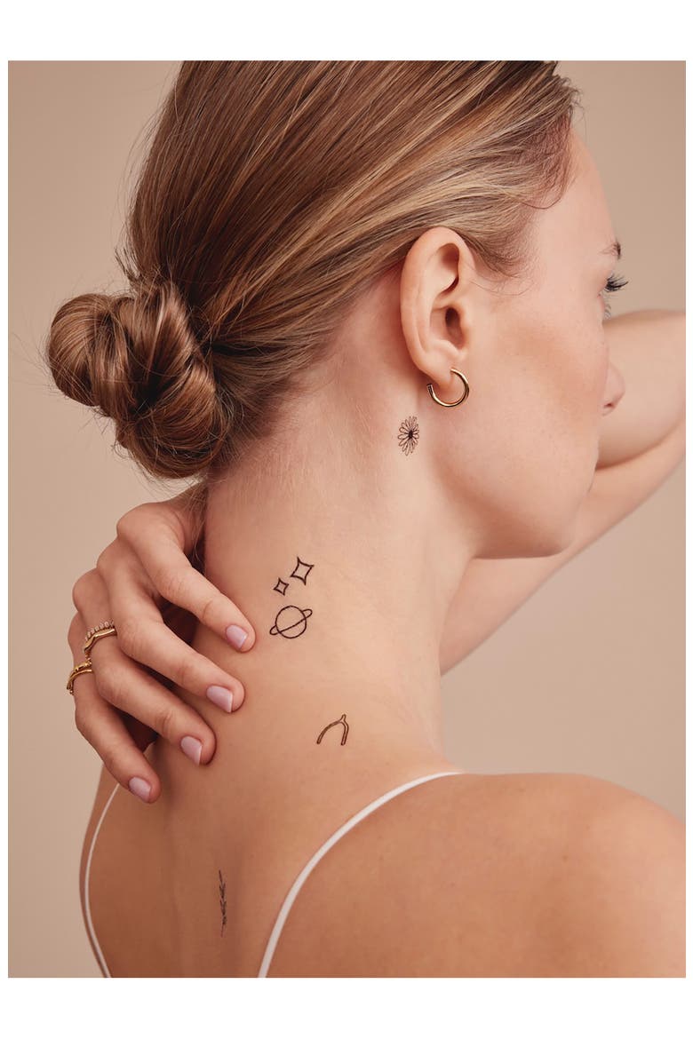 The Doodle Pack Temporary Tattoos, Alternate, color, DOODLE