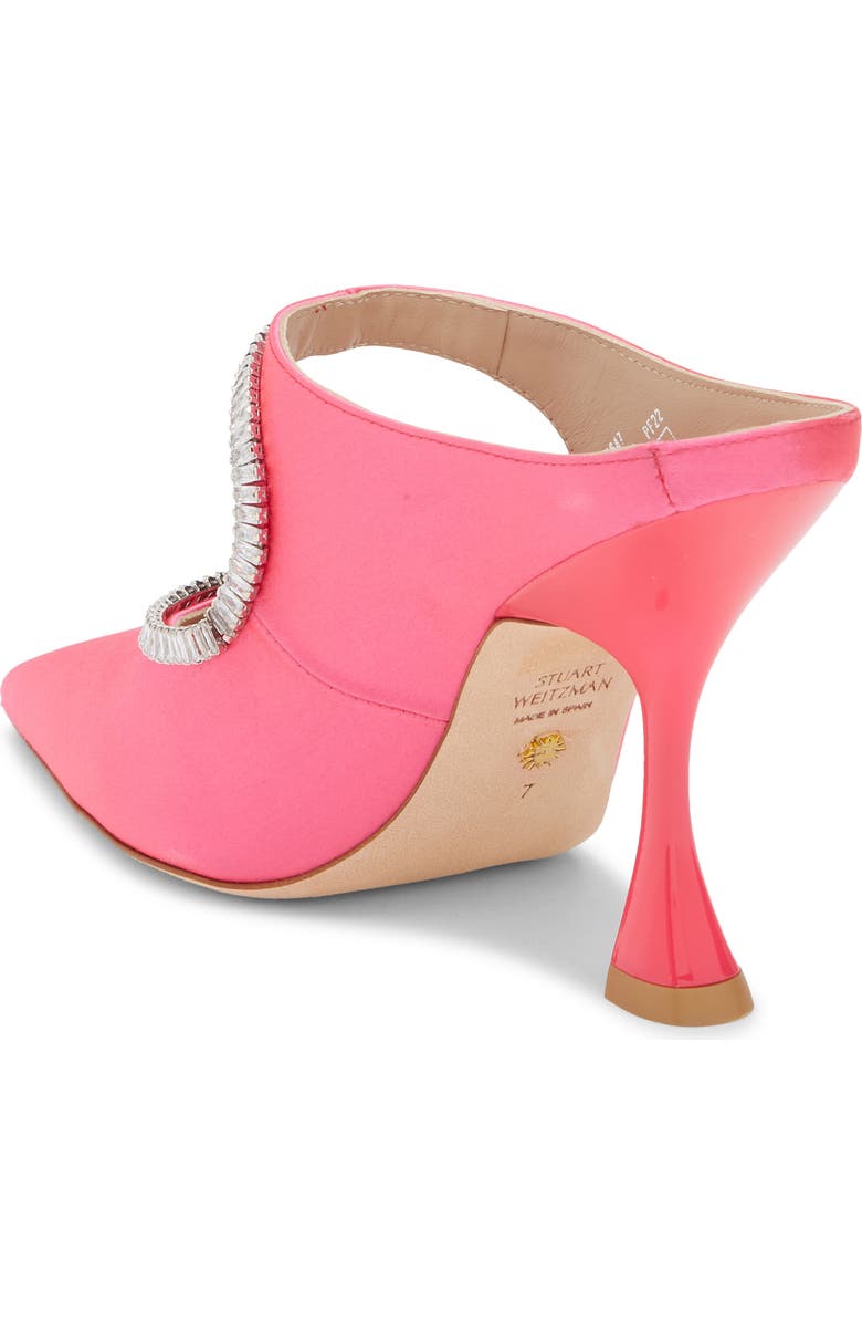 Stuart Weitzman X Curve Crystal Slingback Pump, Alternate, color, Magenta/ Clear/ Magenta