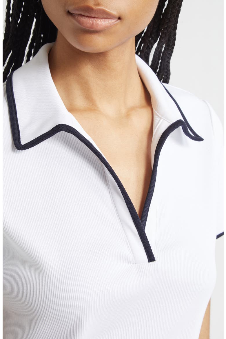 Kearney Stretch Cotton Top, Alternate, color, WHITE