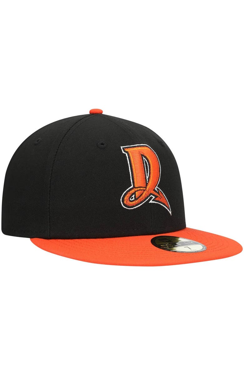 New Era Men's New Era Black Dayton Dragons Authentic Collection Team Alternate 59FIFTY Fitted Hat, Alternate, color, Black