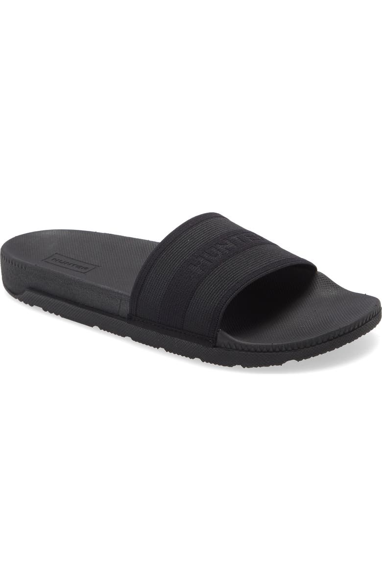 Hunter Original Elastic Slide Sandal, Main, color,