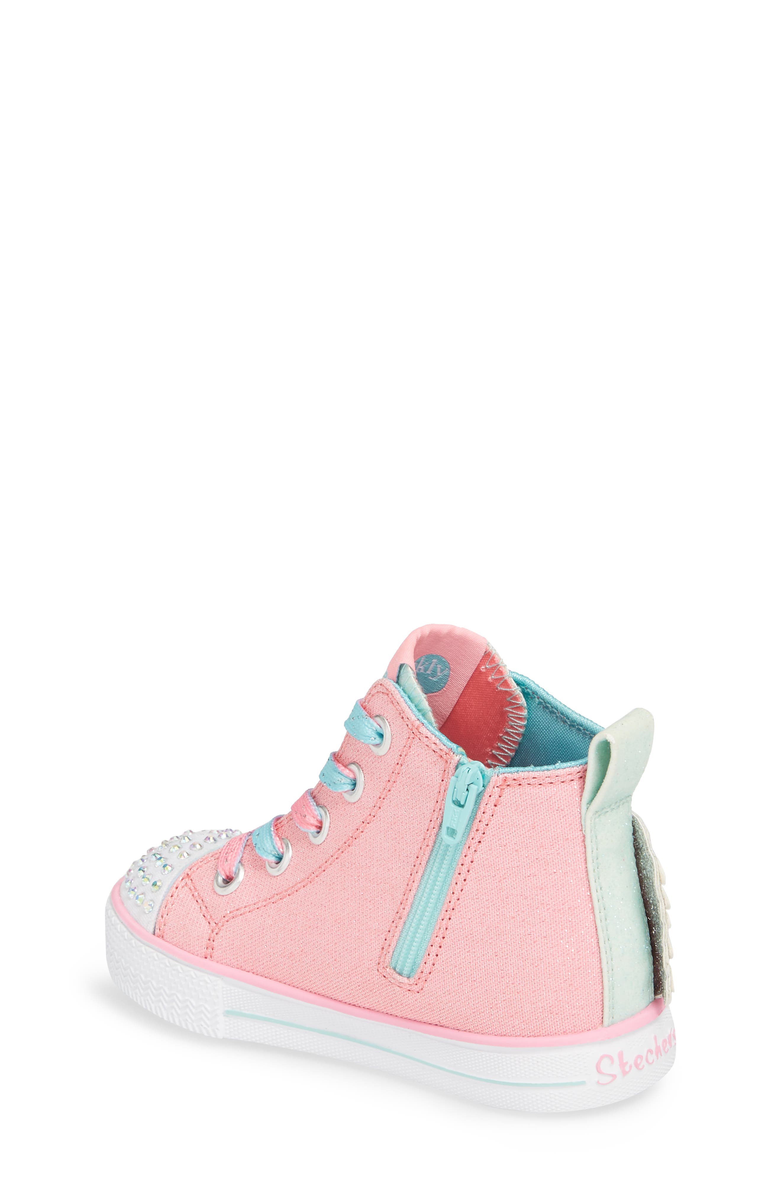 SKECHERS Twinkle Toes Unicorn Light-Up Sneaker, Alternate, color, 