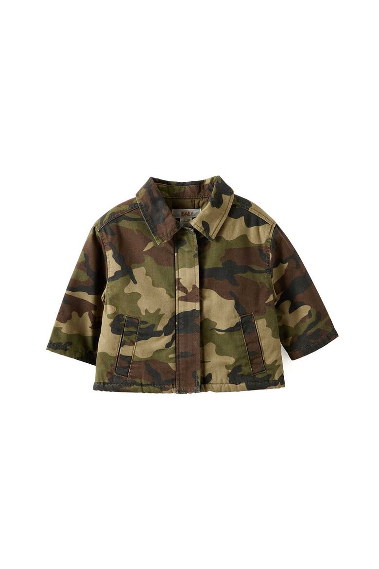 Rae Denim Jacket, Main, color, Camo