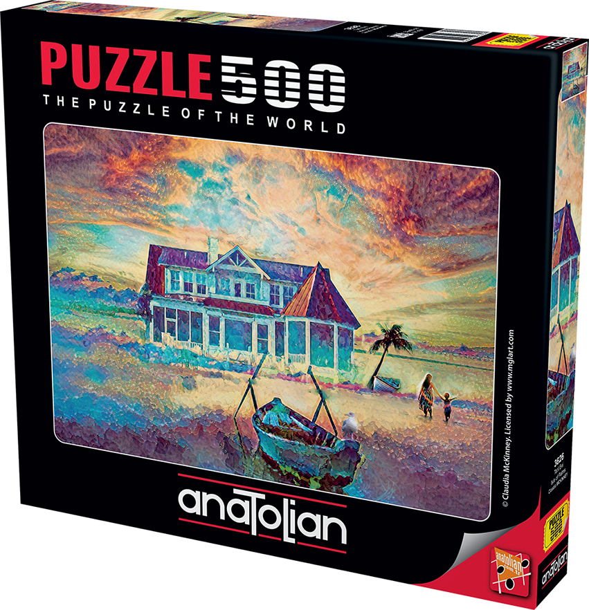 Anatolian Isle Of Palms 500 piece Jigsaw Puzzle for Adults in Multicolor 