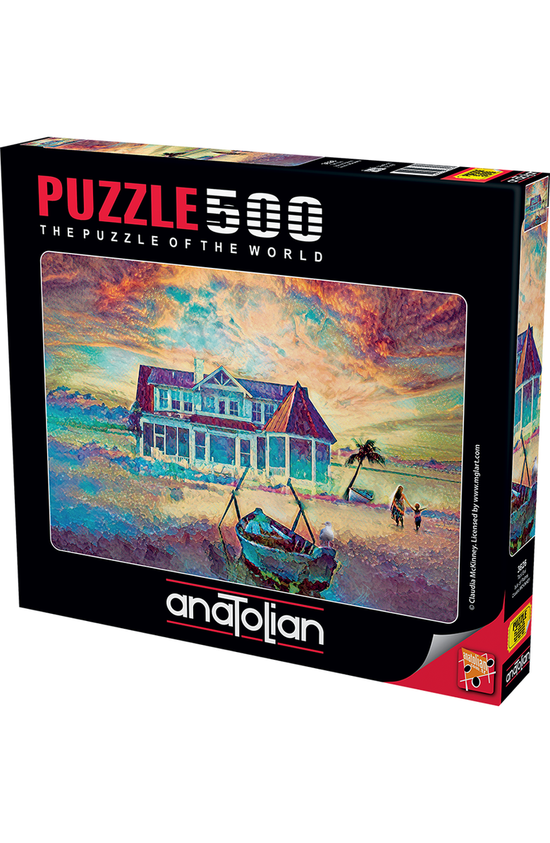 Anatolian Isle Of Palms 500 piece Jigsaw Puzzle for Adults, Main, color, Multicolor