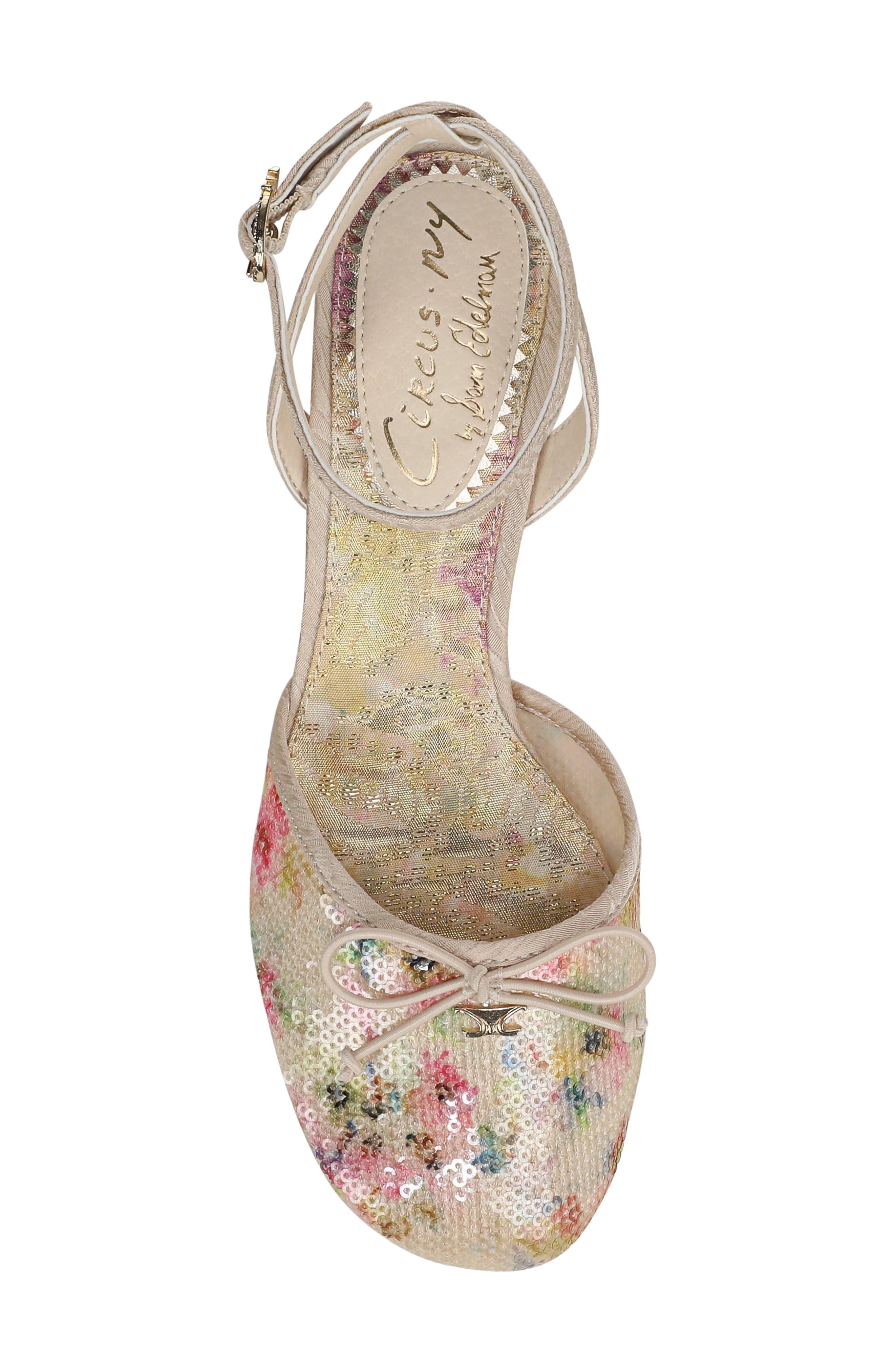 Rosetta Ankle Strap Pump, Alternate, color, VANILLA BEAN MULTI