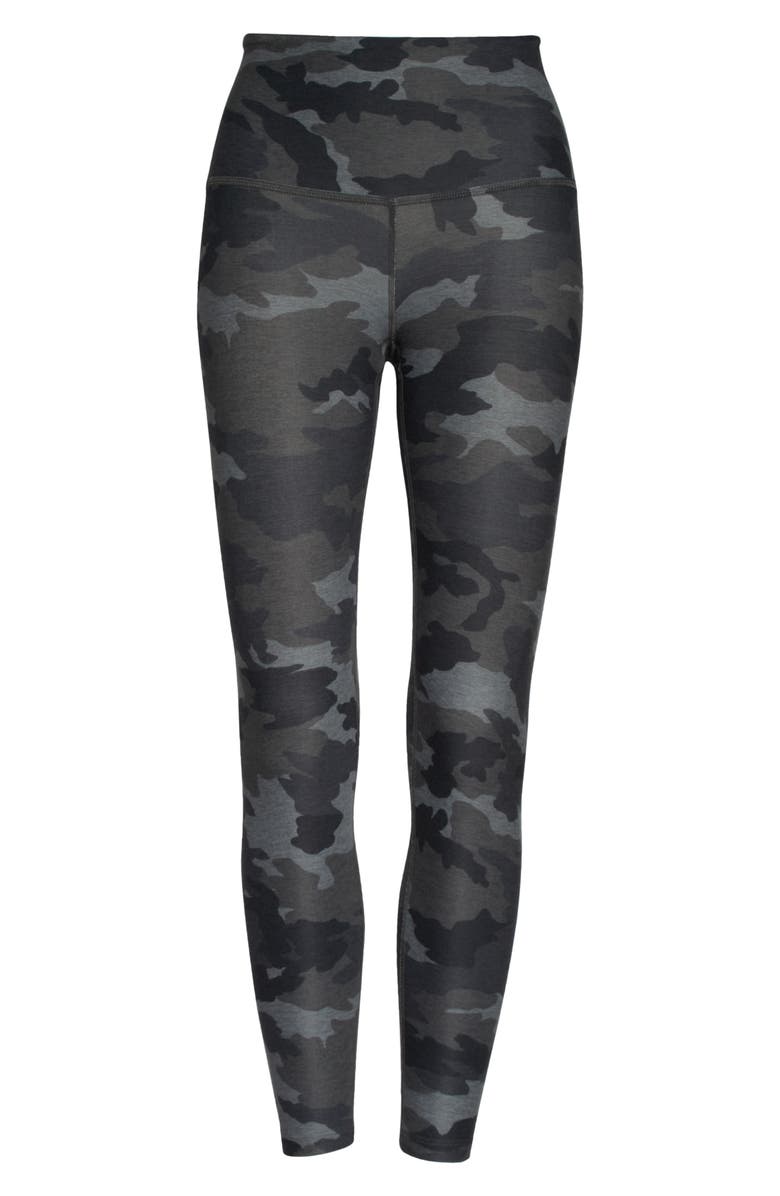 Beyond Yoga SoftMark Caught in the Midi High Waist Leggings, Alternate, color, Silver Mist Camo