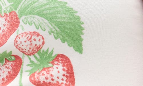 Bdg Urban Outfitters Strawberry Ringer T-shirt In White