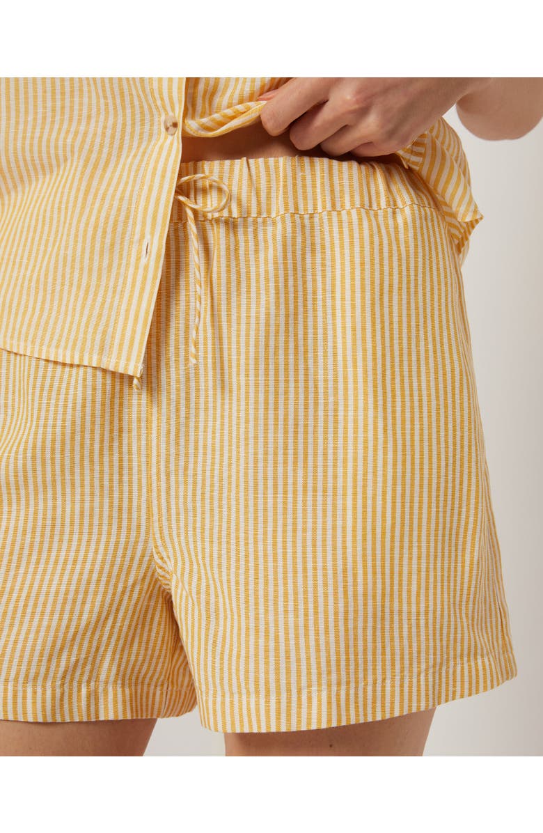 Onia Air Linen Elastic Drawstring Short, Alternate, color, 