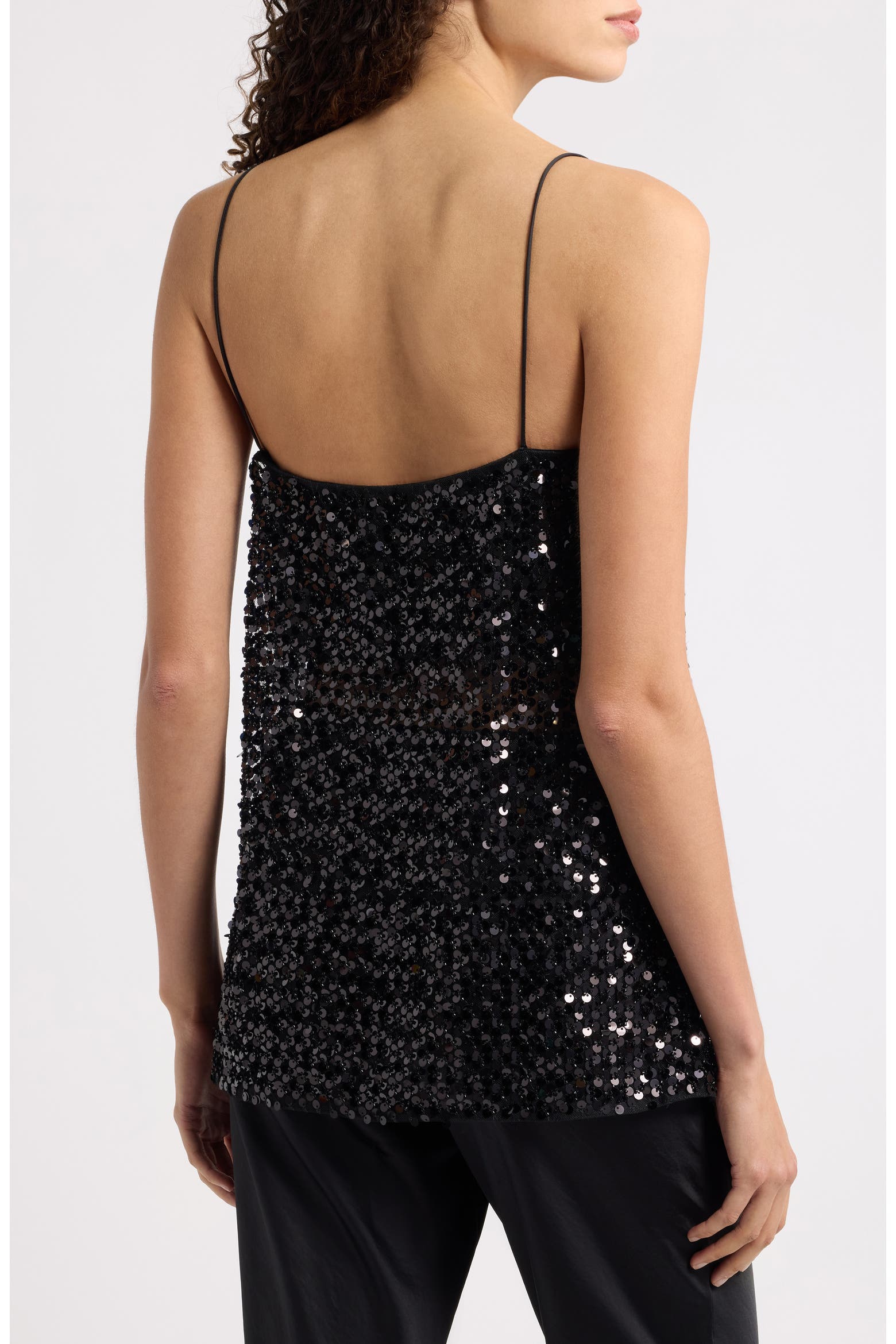 Fun Cami Tops Shona Joy Everly Sequin Longline Camisole (Women) | Nordstrom