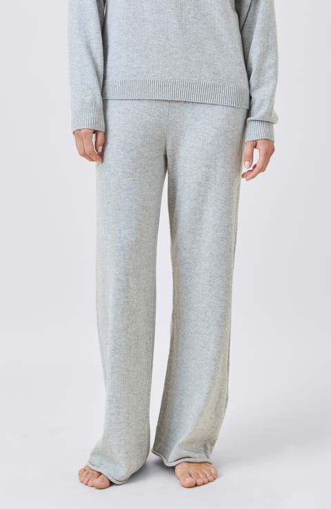 Cotton & Cashmere Straight Leg Pajama Pants