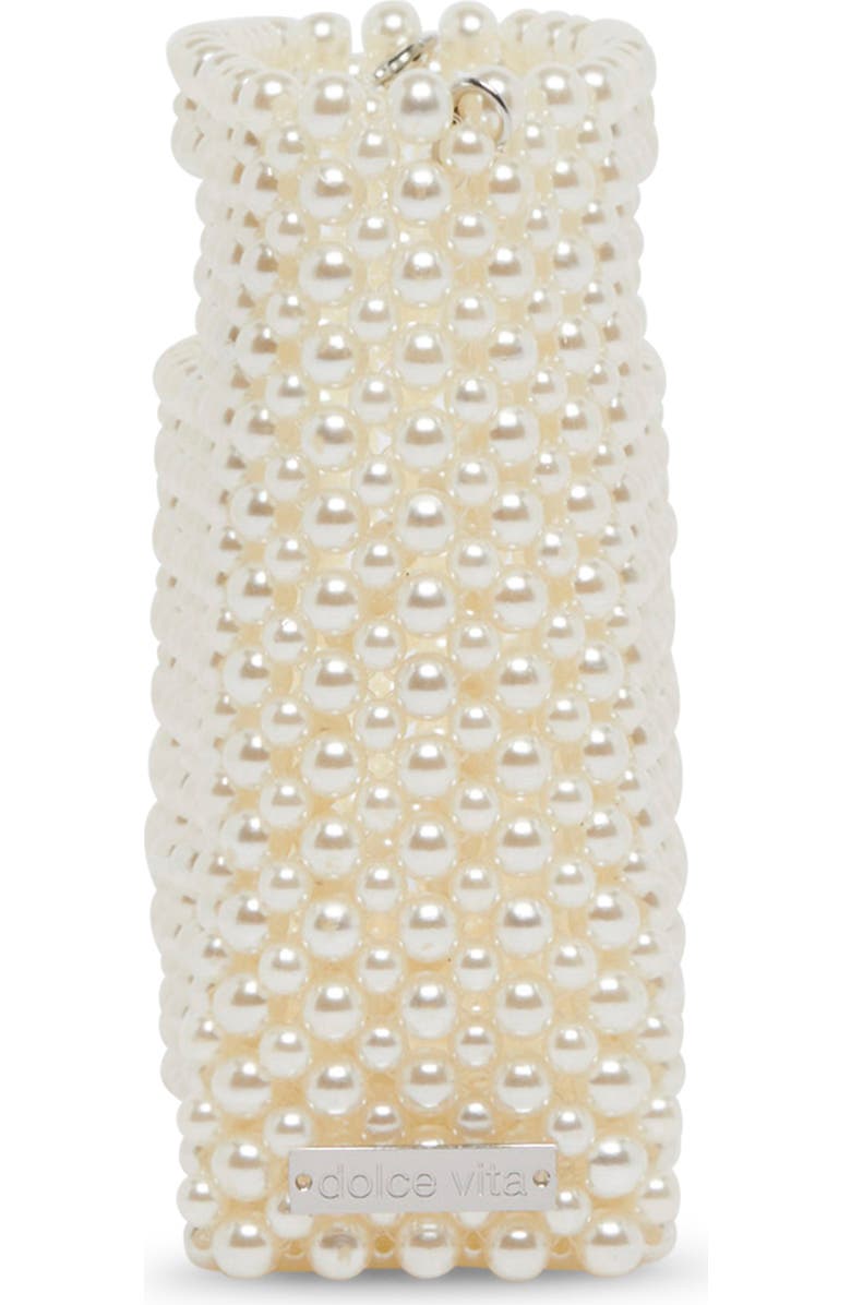 Dolce Vita Linzy Faux Pearl Convertible Crossbody Bag, Alternate, color, Pearl