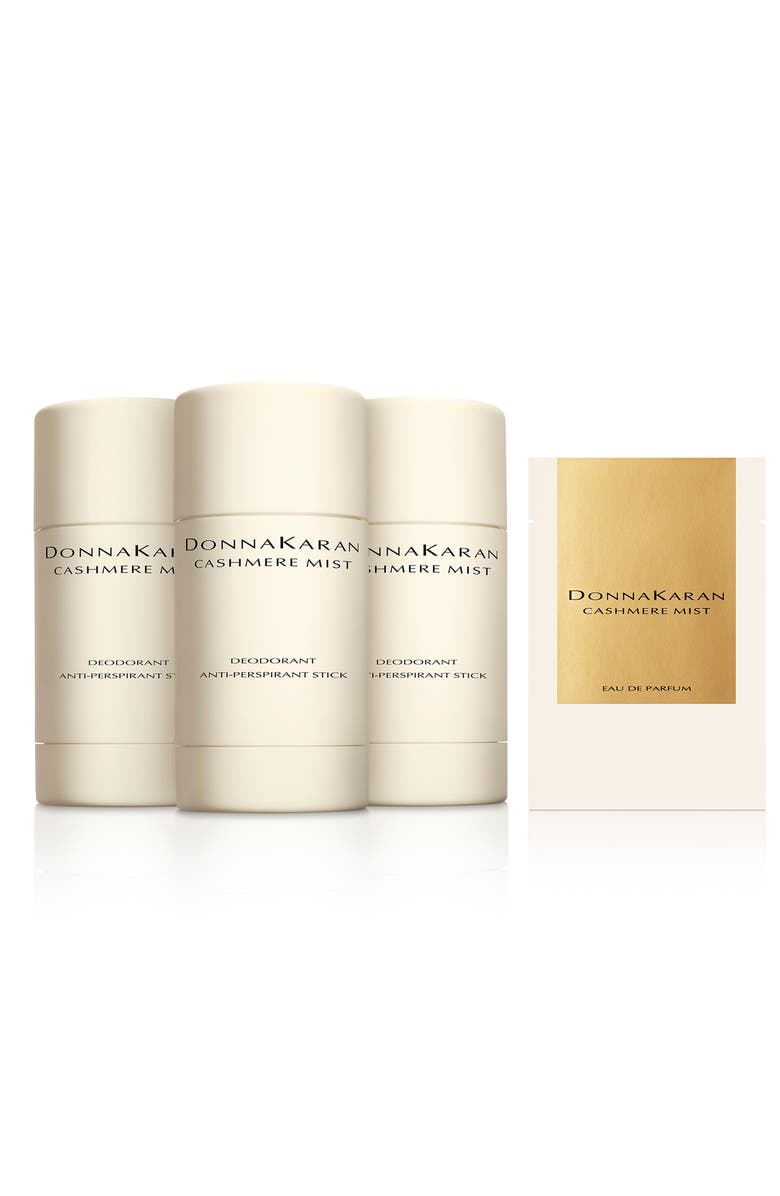 Donna Karan New York Cashmere Mist Deodorant Set $90 Value, Main, color, 