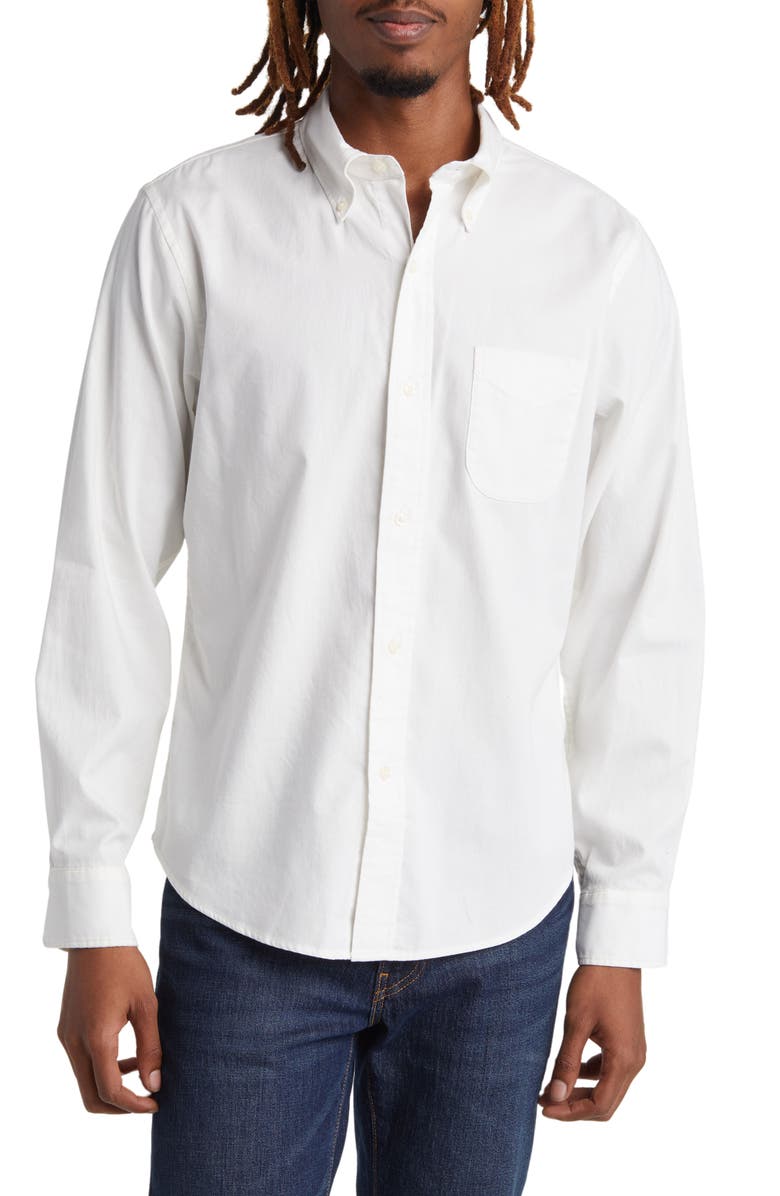 BUCK MASON Perfect Oxford Button-Down Shirt, Main, color, 