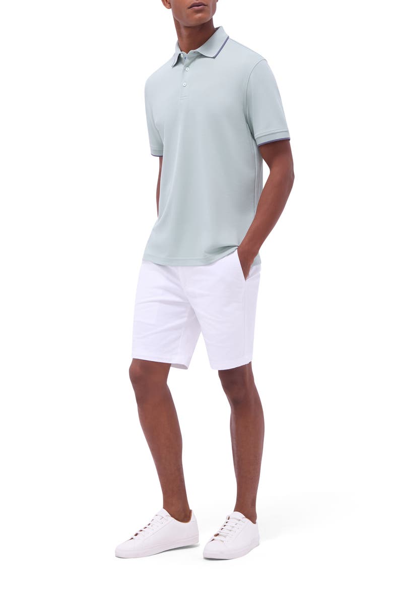 Tipped Piqué Polo, Alternate, color, MINT