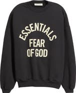 Fear of God Essentials Campus '90s Fleece Logo Graphic Sweatshirt
