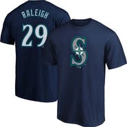 FANATICS Men's Fanatics Cal Raleigh Navy Seattle Mariners Big & Tall Name & Number T-Shirt