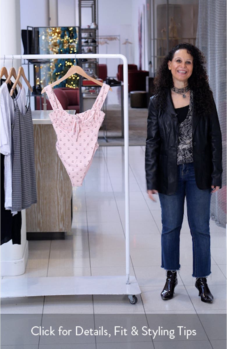 Petal Underwire One-Piece Swimsuit, sales video thumbnail