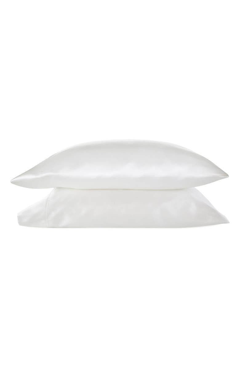 Martex Set of 2 Elegance Satin Pillowcases, Main, color, Pearl