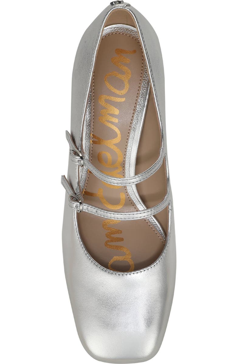 Sam Edelman Sarah Mary Jane Pump, Alternate, color, Soft Silver