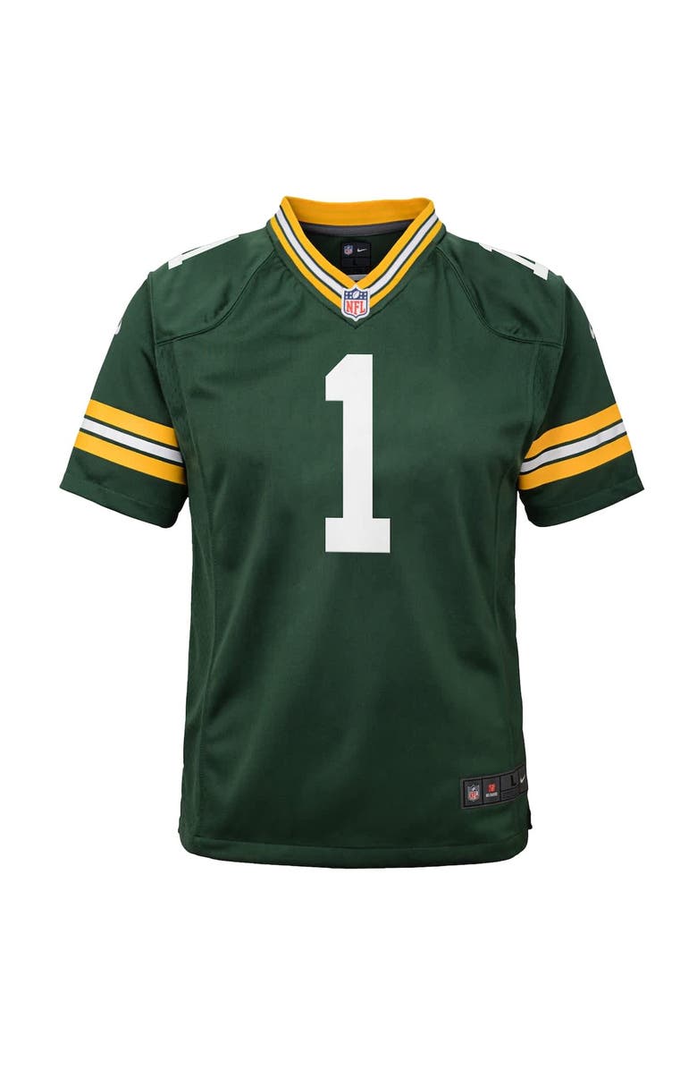 Nike Youth Nike Micah Parsons Green Green Bay Packers Game Player Jersey, Alternate, color, Green