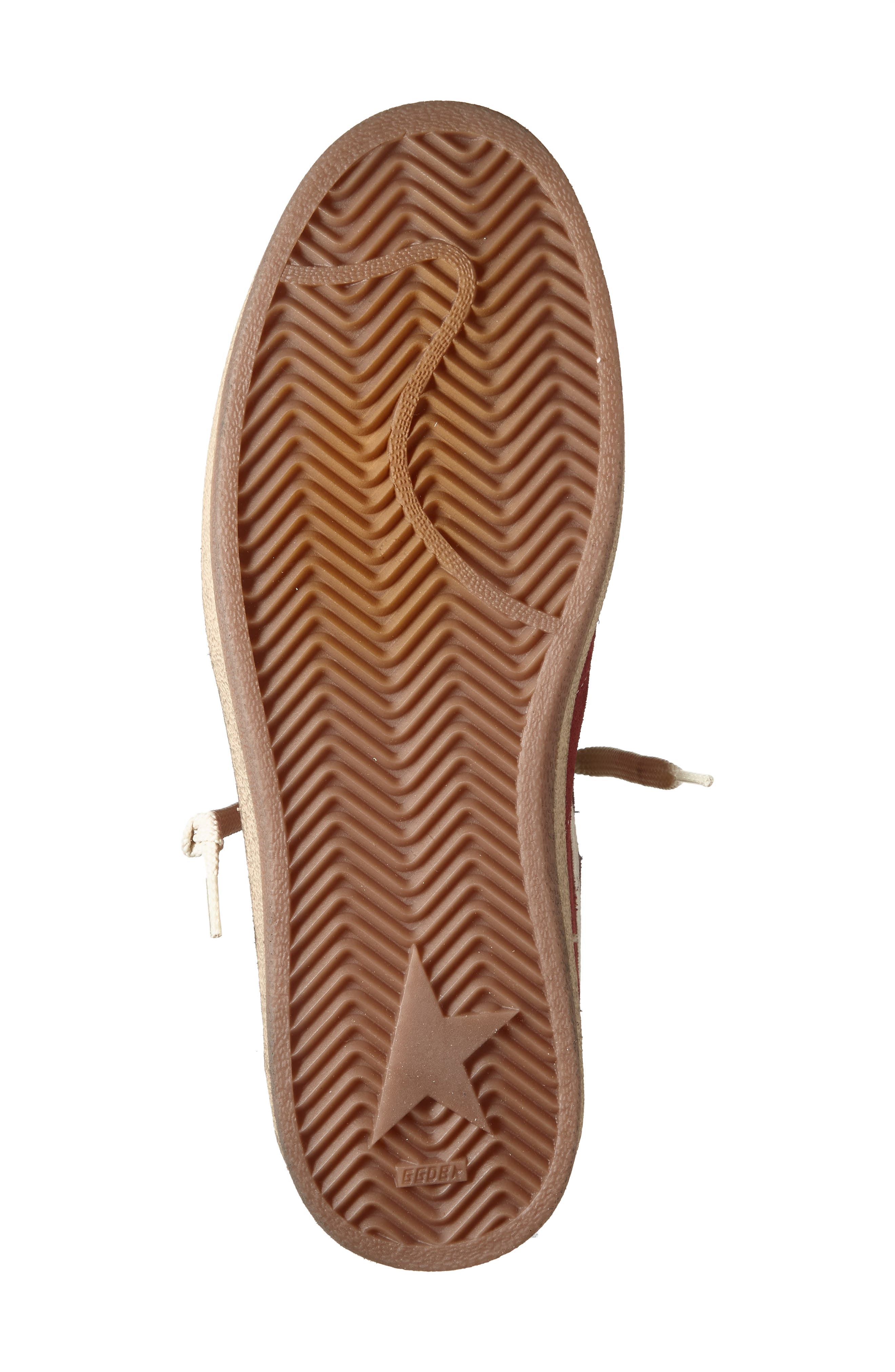 Golden Goose Ball Star Sneaker, Alternate, color, Brown/ Red/ White