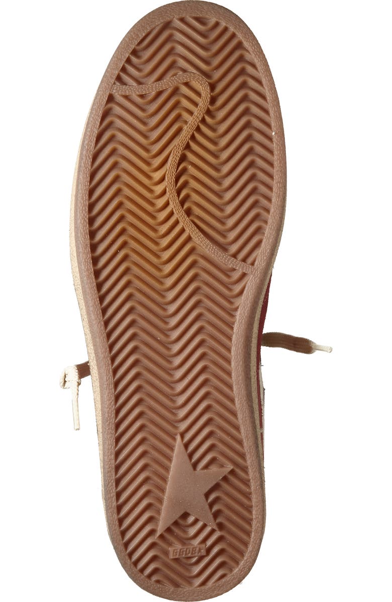 Golden Goose Ball Star Sneaker, Alternate, color, Brown/ Red/ White