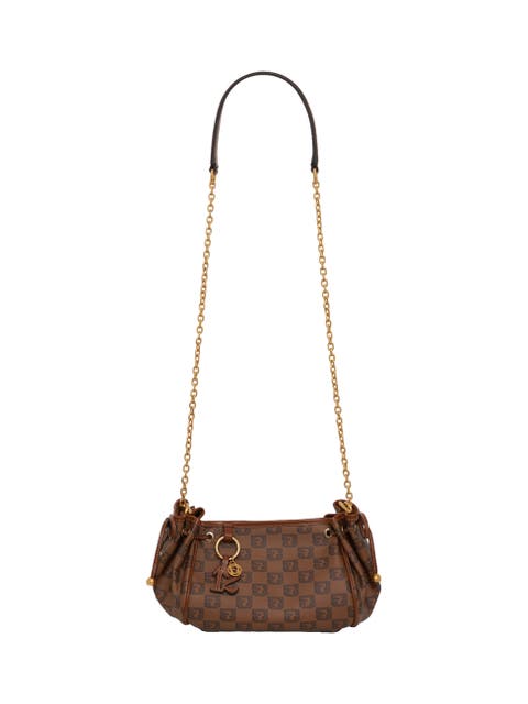 Logo-Print Mini Chain Shoulder Bag