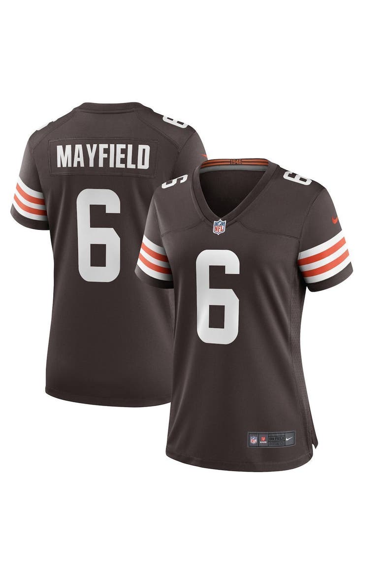 Women's Nike Baker Mayfield Brown Cleveland Browns Game Player Jersey, Main, color, BROWN